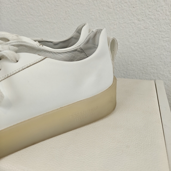 Essentials Fear Of God White Leather Sneakers Size 37, 6-6.5 Women's - Picture 6 of 16